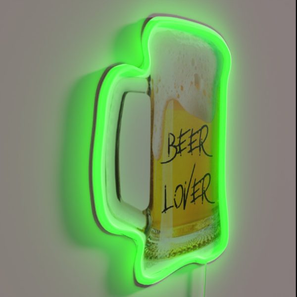Beerlover RGB Neon Sign