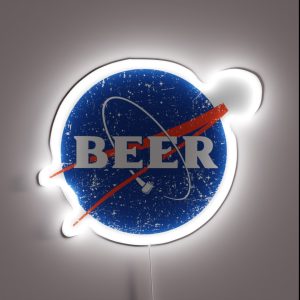 Beers In Space RGB Neon Sign