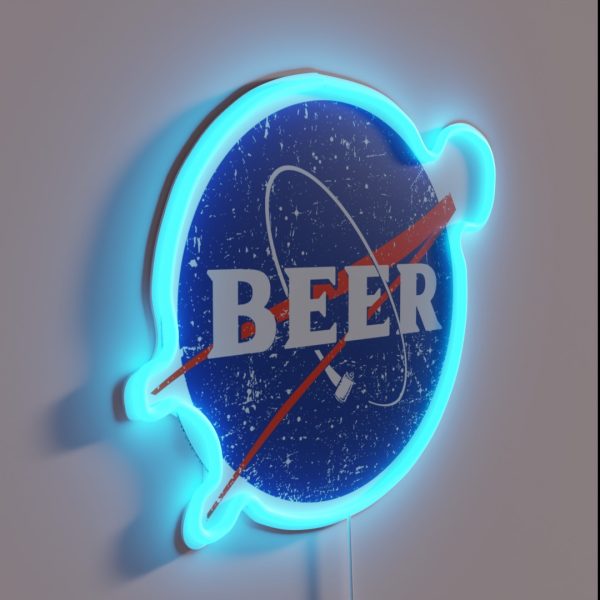 Beers In Space RGB Neon Sign