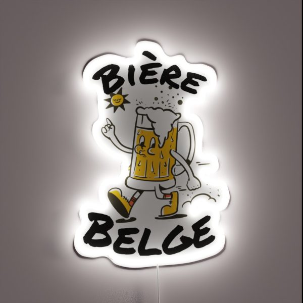 Belgian Beer Beer Drink Alcohol Humor RGB Neon Sign