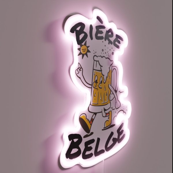 Belgian Beer Beer Drink Alcohol Humor RGB Neon Sign