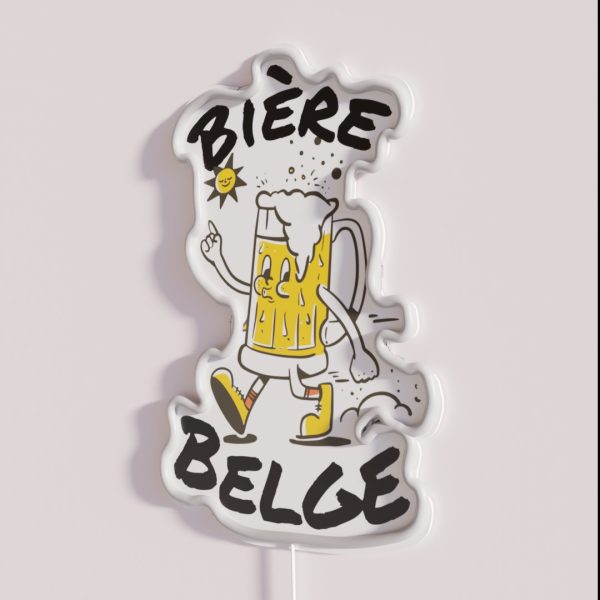Belgian Beer Beer Drink Alcohol Humor RGB Neon Sign
