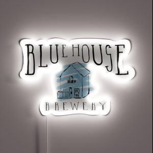 Blue House Brewery RGB Neon Sign