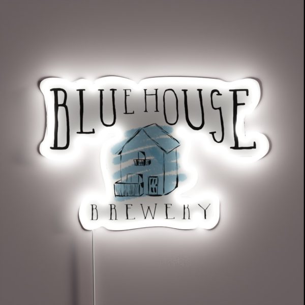 Blue House Brewery RGB Neon Sign