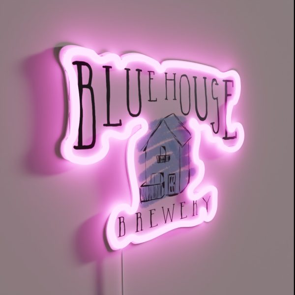 Blue House Brewery RGB Neon Sign