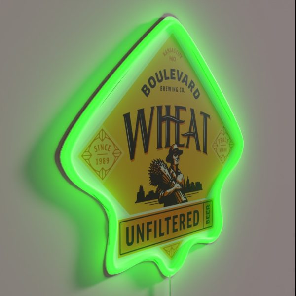 Boulevard Unfiltered Wheat Beer RGB Neon Sign