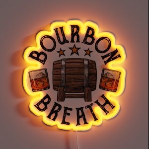 Bourbon Breath RGB Neon Sign