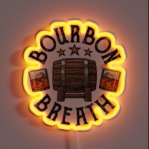 Bourbon Breath RGB Neon Sign