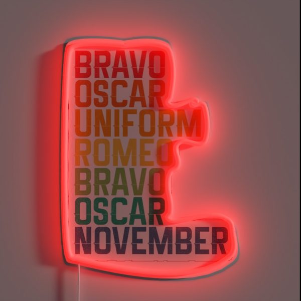 Bourbon Secret Code RGB Neon Sign