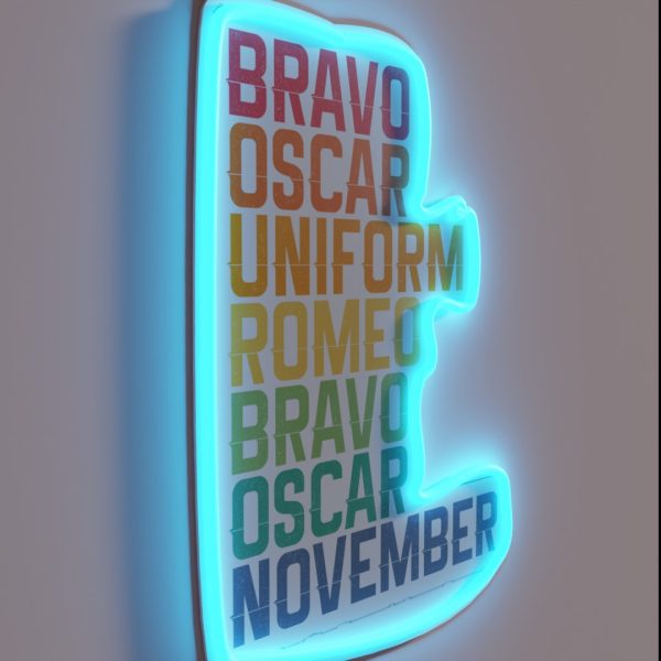 Bourbon Secret Code RGB Neon Sign