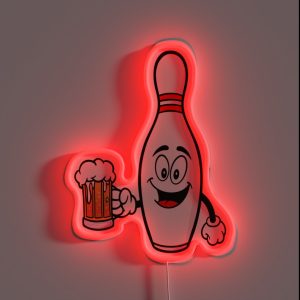 Bowling Drink Beer RGB Neon Sign