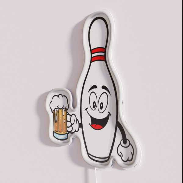 Bowling Drink Beer RGB Neon Sign