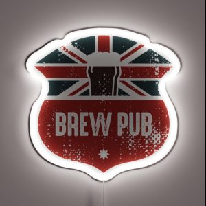 Brew Beer Pub RGB Neon Sign