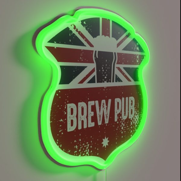 Brew Beer Pub RGB Neon Sign