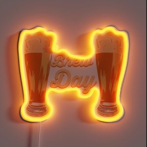 Brew Day Homebrewers And Beer Makers RGB Neon Sign