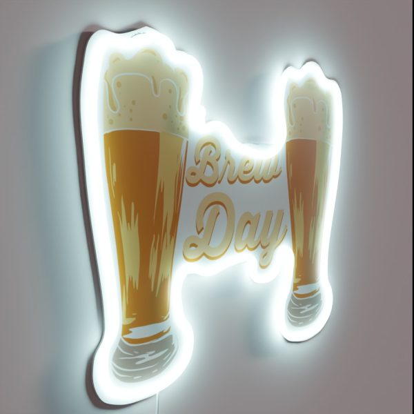 Brew Day Homebrewers And Beer Makers RGB Neon Sign