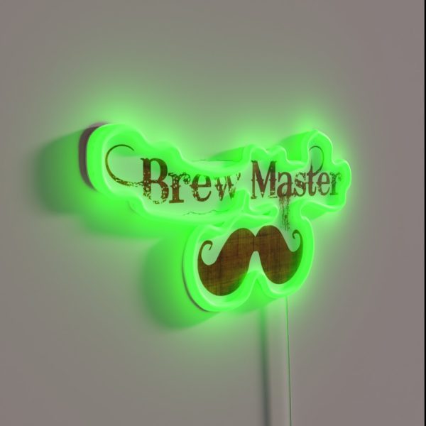 Brew Master 1 RGB Neon Sign