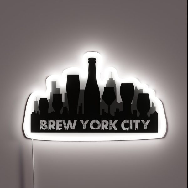 Brew York City RGB Neon Sign