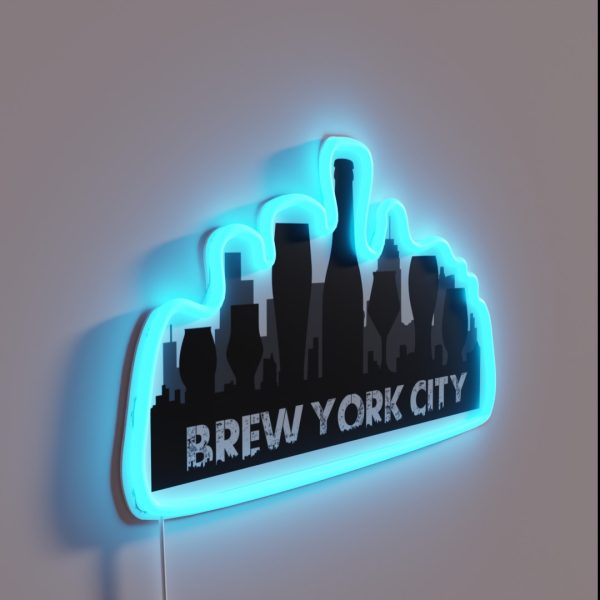 Brew York City RGB Neon Sign