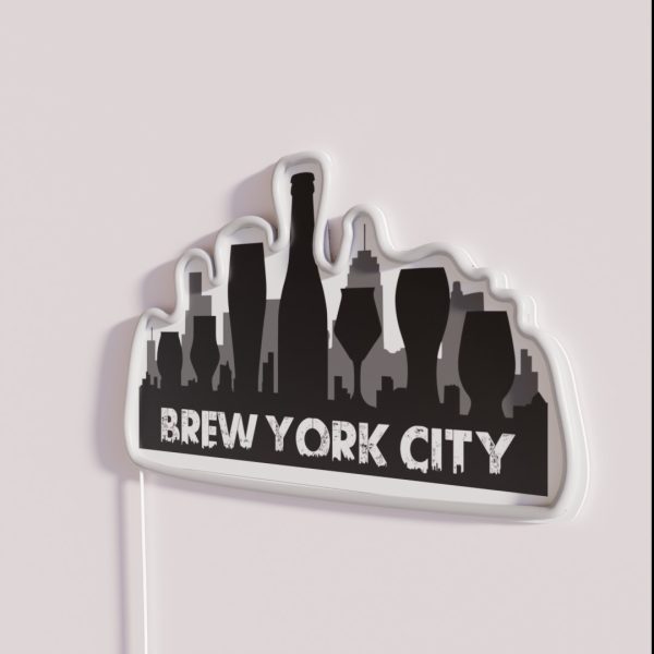 Brew York City RGB Neon Sign