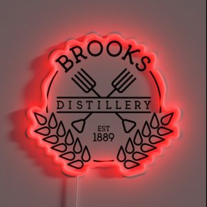 Brooks Distillery RGB Neon Sign