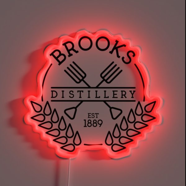 Brooks Distillery RGB Neon Sign