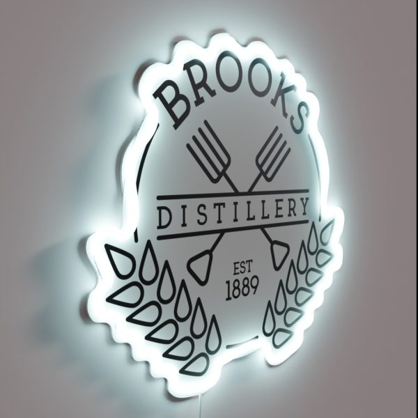 Brooks Distillery RGB Neon Sign
