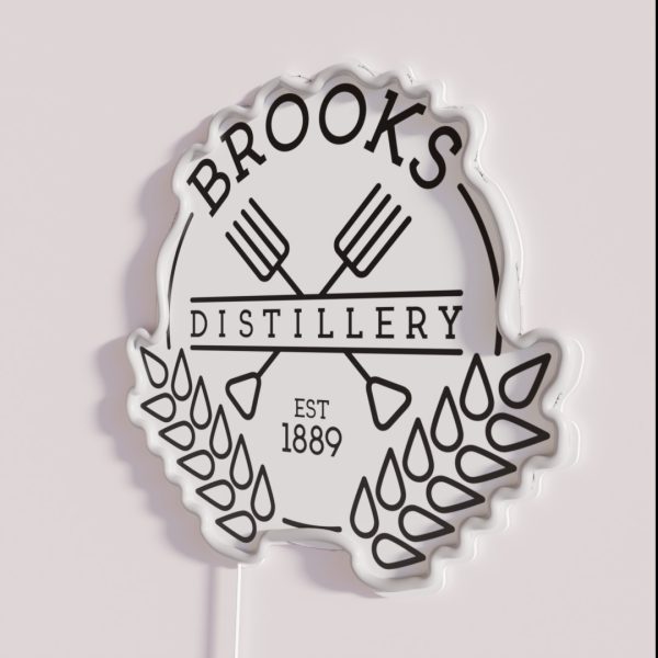 Brooks Distillery RGB Neon Sign