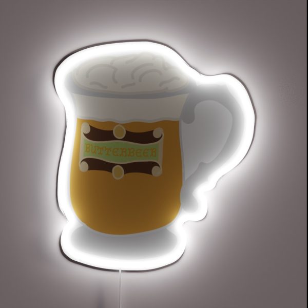 Butterbeer Butter Beer Magical Drink RGB Neon Sign