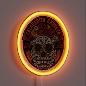 Calaverita Cerveza RGB Neon Sign