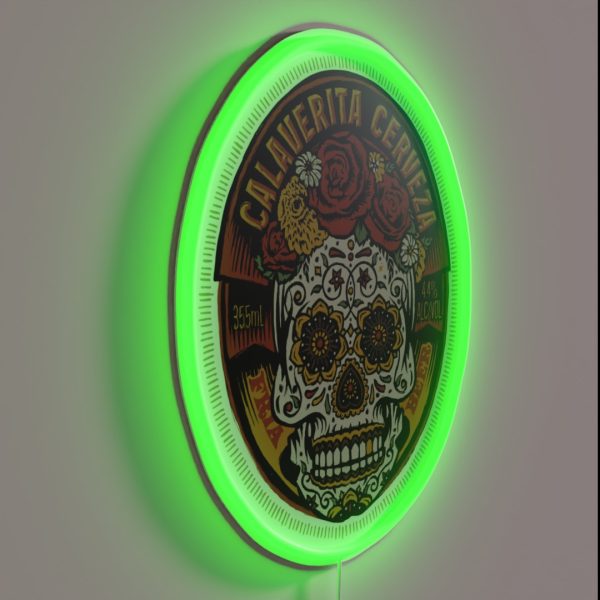 Calaverita Cerveza RGB Neon Sign