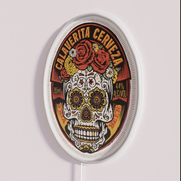 Calaverita Cerveza RGB Neon Sign
