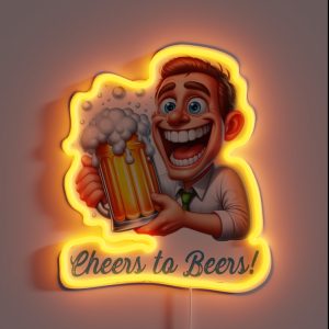 Cheers To Beers RGB Neon Sign