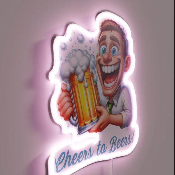 Cheers To Beers RGB Neon Sign