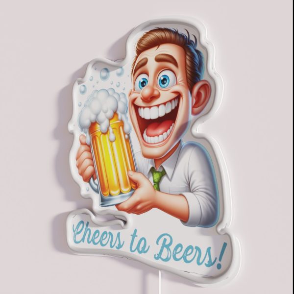 Cheers To Beers RGB Neon Sign