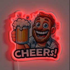 Cheers To Beers RGB Neon Sign