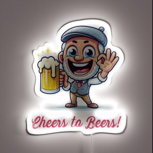 Cheers To Beers RGB Neon Sign