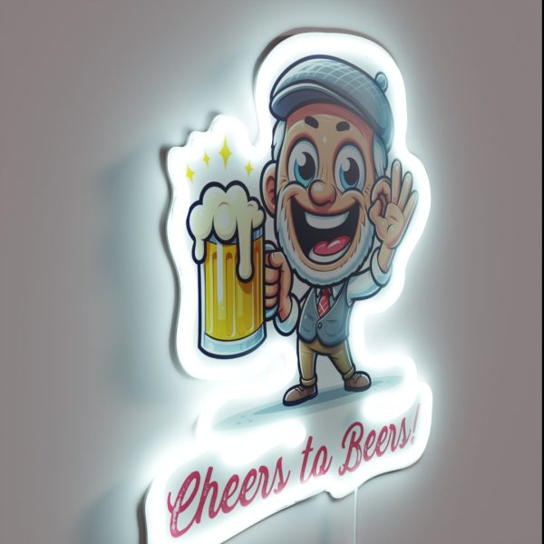 Cheers To Beers RGB Neon Sign