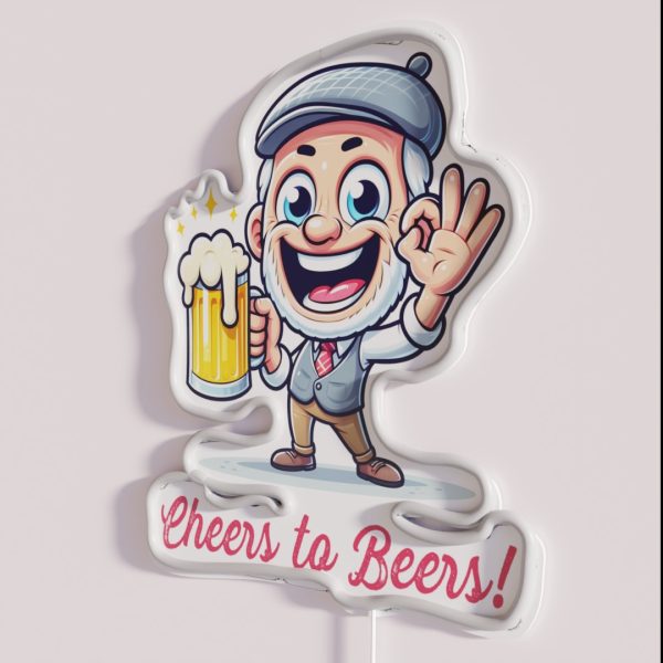 Cheers To Beers RGB Neon Sign