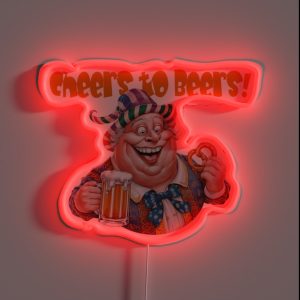 Cheers To Beers RGB Neon Sign