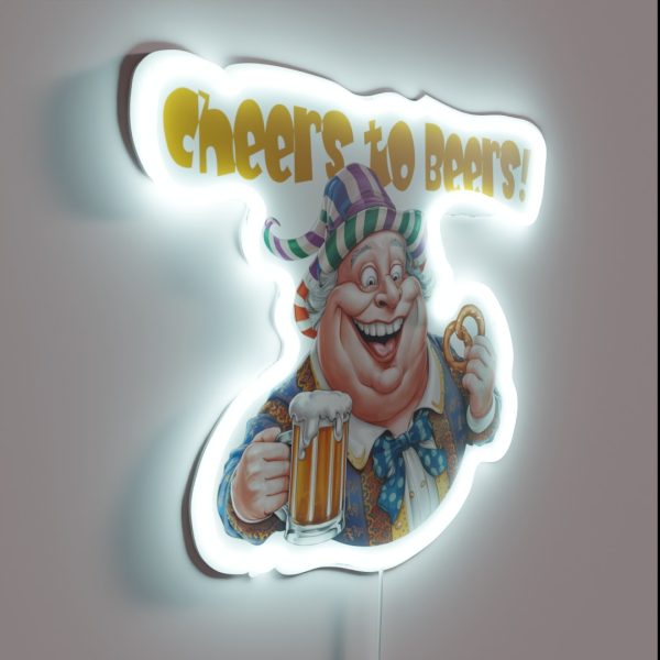 Cheers To Beers RGB Neon Sign