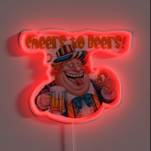Cheers To Beers RGB Neon Sign