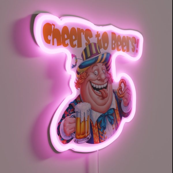 Cheers To Beers RGB Neon Sign