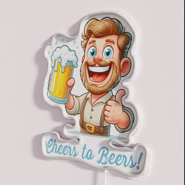 Cheers To Beers RGB Neon Sign
