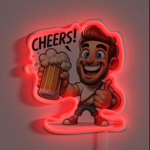 Cheers To Beers RGB Neon Sign