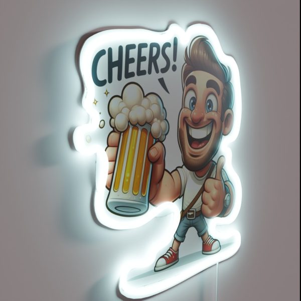 Cheers To Beers RGB Neon Sign