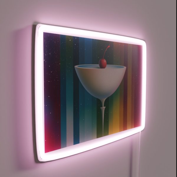 Cherry Martini RGB Neon Sign
