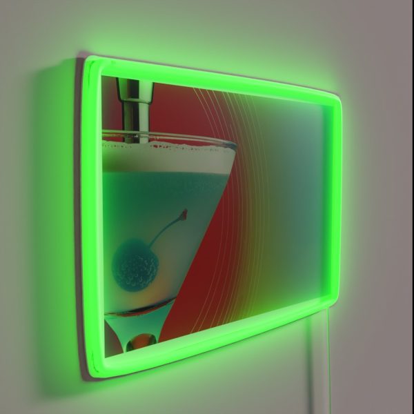 Cherry Martini RGB Neon Sign