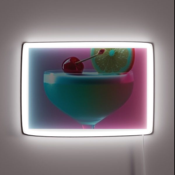 Cherry Martini RGB Neon Sign