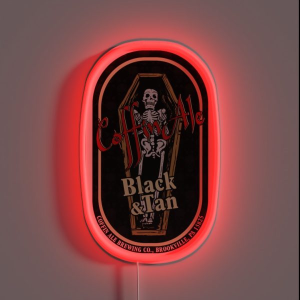 Coffin Ale TM Tee RGB Neon Sign